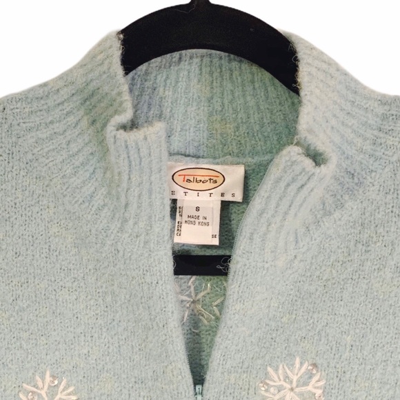 Talbots | Embellished Wool Blend Sweater - Picture 4 of 6